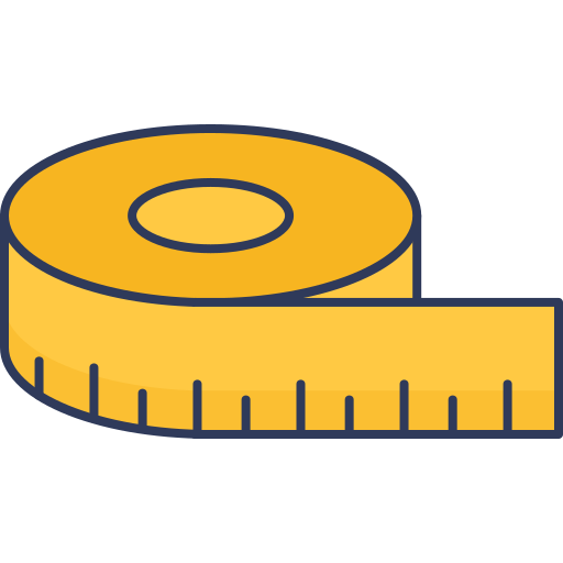 Sewing Tape Measure Icon Vector Illustration Design Royalty Free