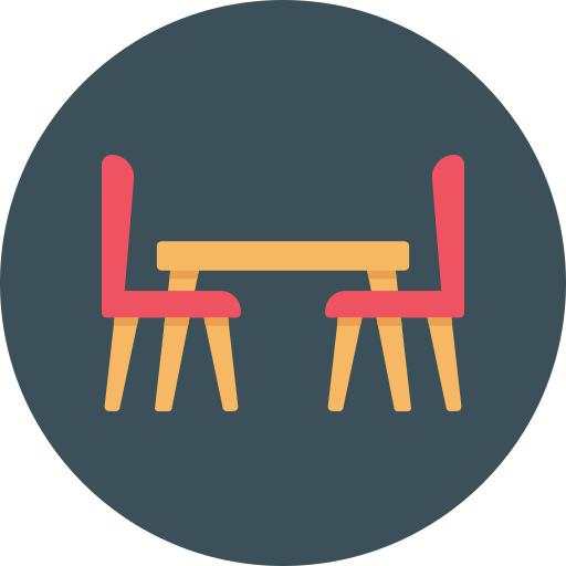 mesa del comedor icono gratis