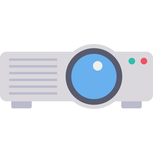 Projection - Free electronics icons