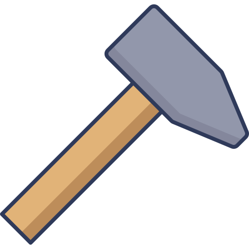 Hammer Dinosoft Lineal Color icon