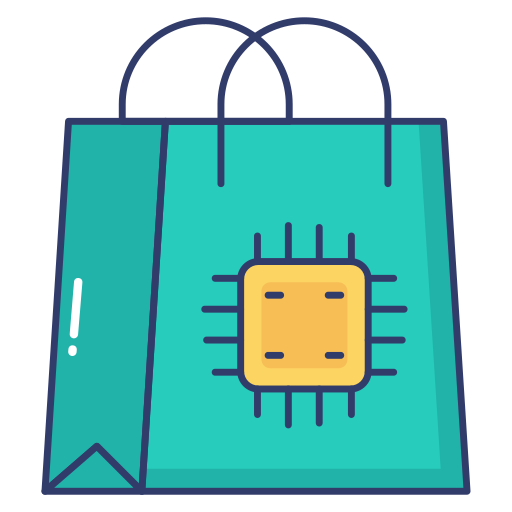 bolsa de papel icono gratis