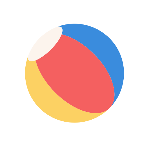 Beach ball Good Ware Flat icon