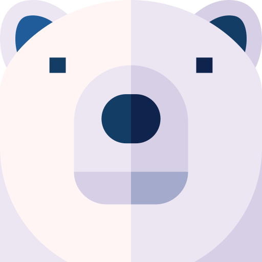 oso polar icono gratis