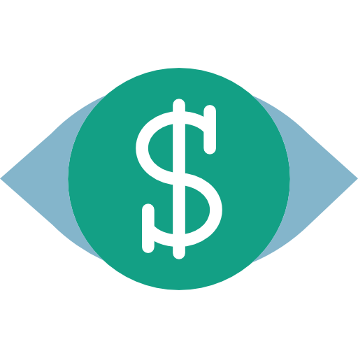 visión icono gratis