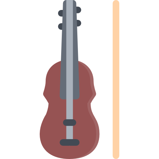 violín icono gratis