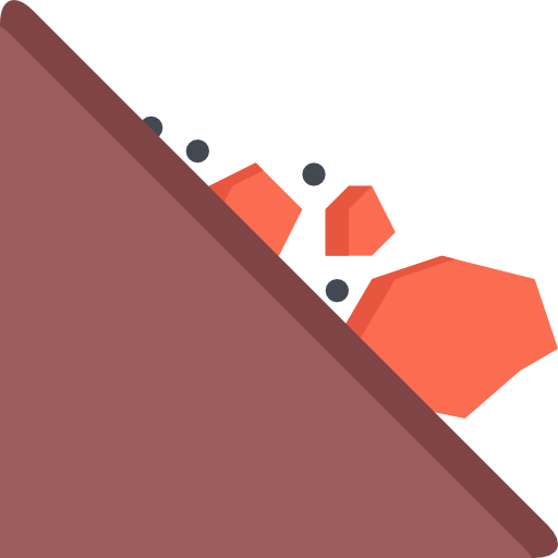 Landslide free icon