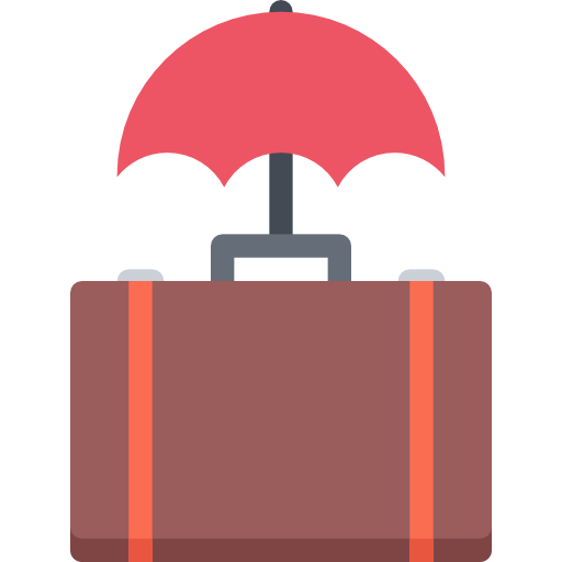 seguro de viagem grátis ícone seguro de viagem grátis ícone