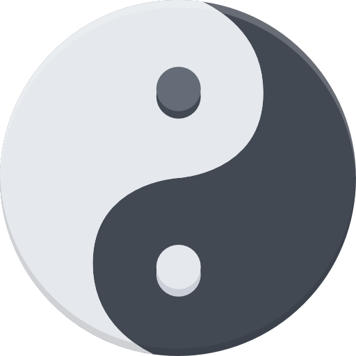 yin yang icono gratis