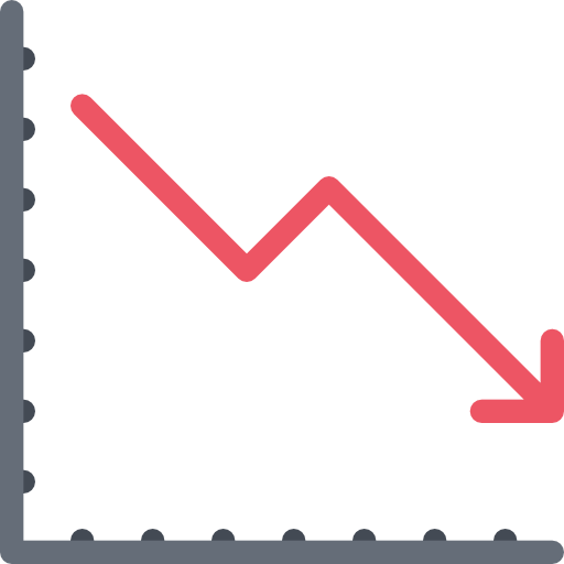 Line chart - Free business icons