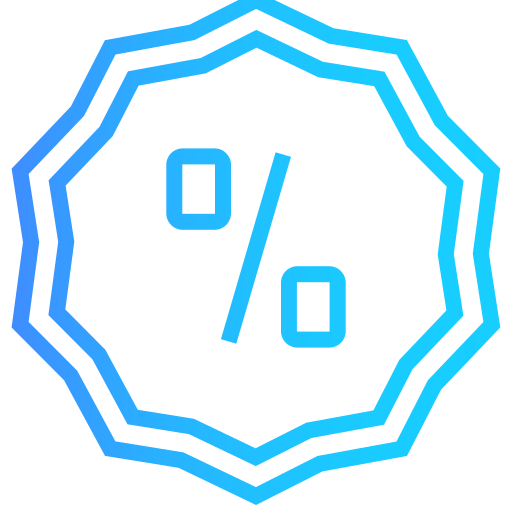 remise Icône gratuit