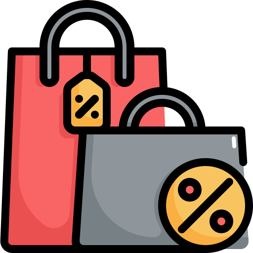 Shopping bag Generic Outline Color icon