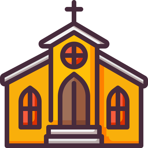 Church Generic Outline Color icon