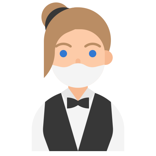 camarera icono gratis