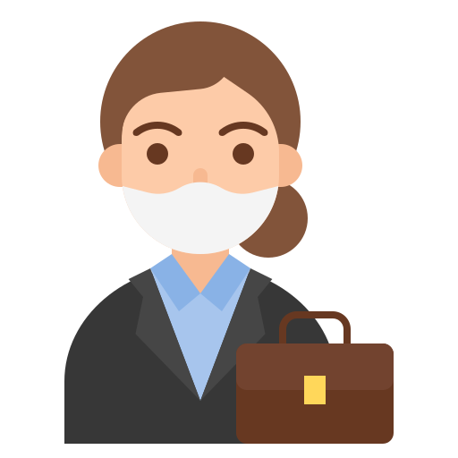 mujer de negocios icono gratis