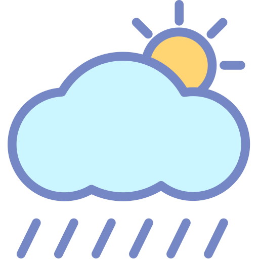 Rainy Generic Outline Color icon