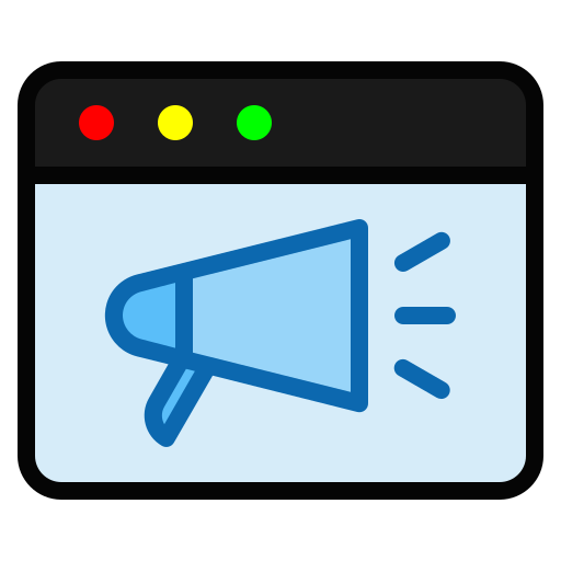 publicidad icono gratis