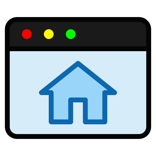 Home page Generic Outline Color icon