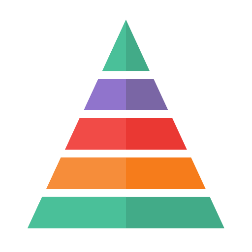 Pyramid graphic Generic Flat icon