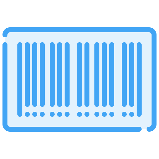 Barcode Generic Blue icon