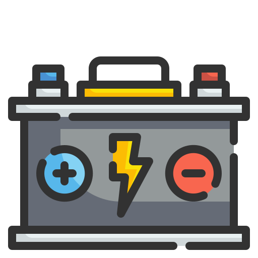 Battery Wanicon Lineal Color icon