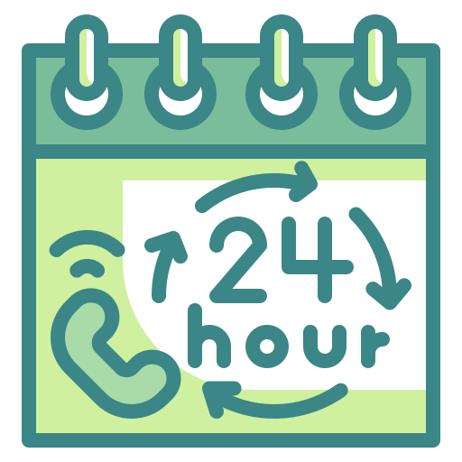 24 horas icono gratis