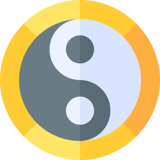 ying yang icono gratis