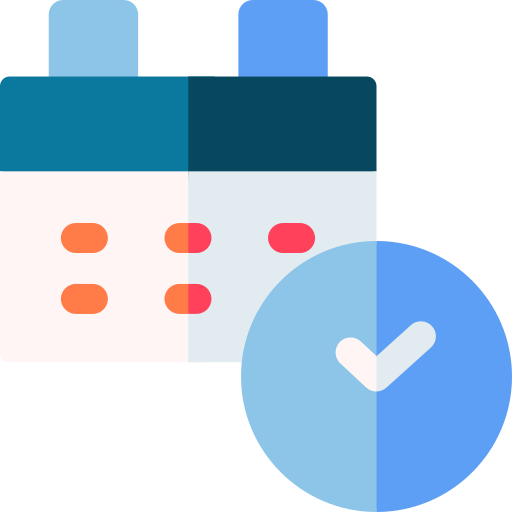 Calendar Basic Rounded Flat icon