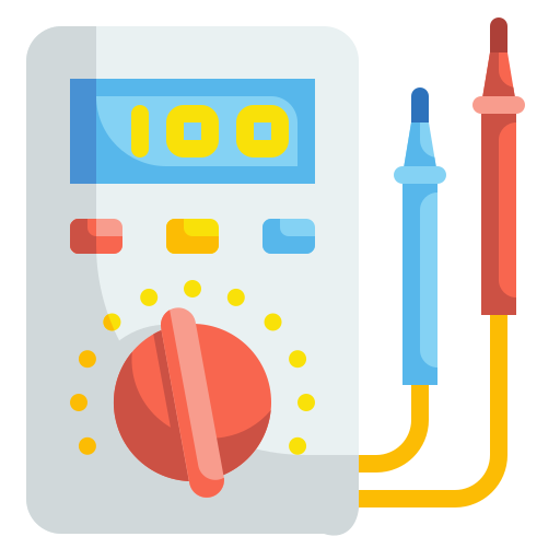 Multimeter Wanicon Flat Icon