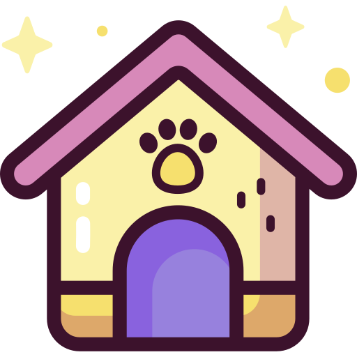 casa de perro icono gratis