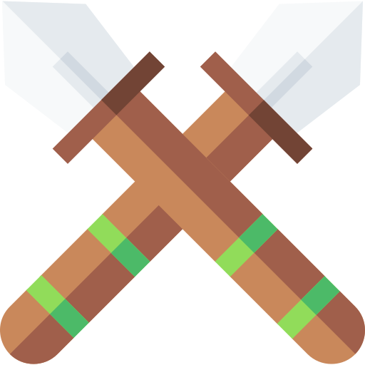 Spears Basic Straight Flat Icon