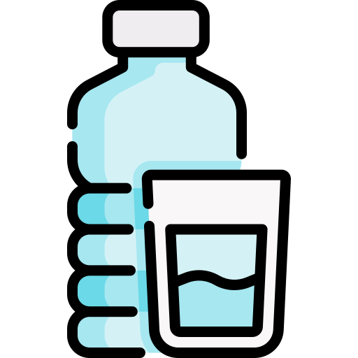 Water bottle free icon