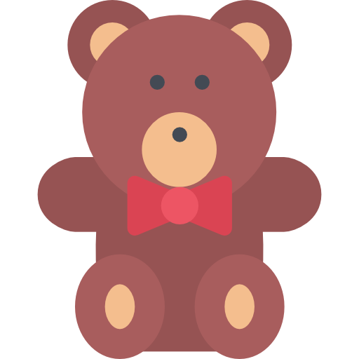 oso de peluche icono gratis