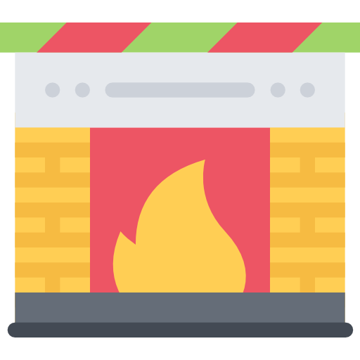Fireplace free icon Fireplace free icon