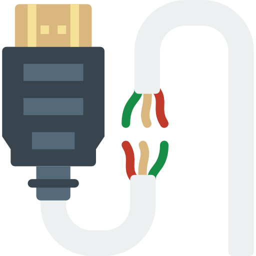 Broken cable - Free electronics icons