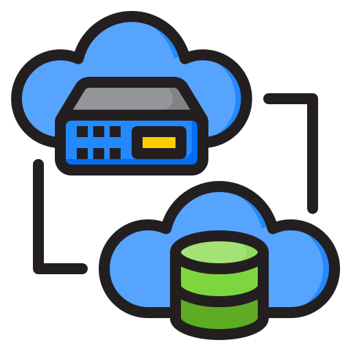 servidor en la nube icono gratis