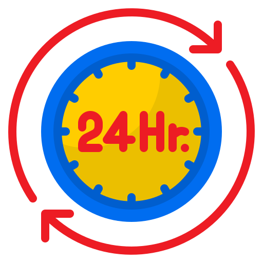 24 часа бесплатно иконка