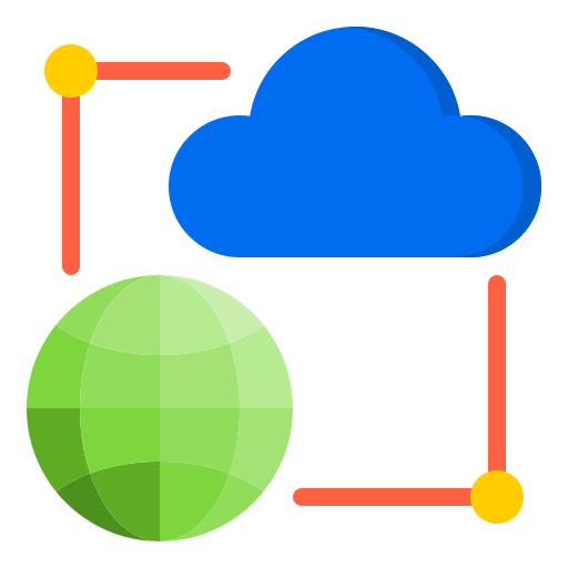 computación en la nube icono gratis