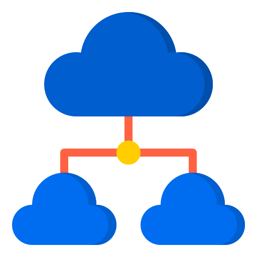 computación en la nube icono gratis