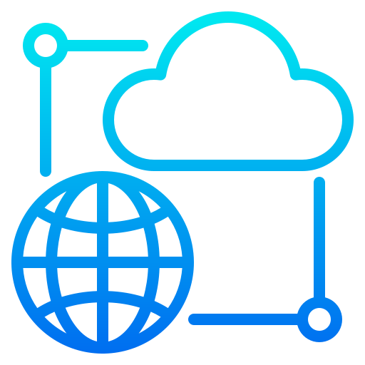 computación en la nube icono gratis