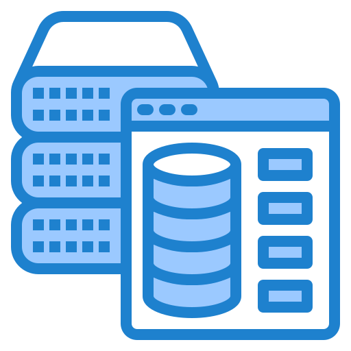 gestión de base de datos icono gratis