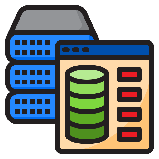 gestión de base de datos icono gratis