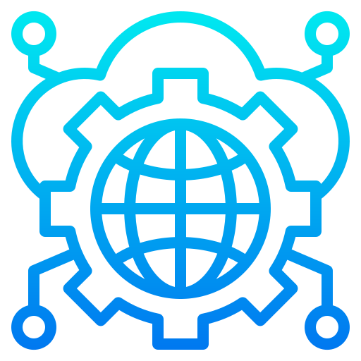 Data Management Srip Gradient Icon