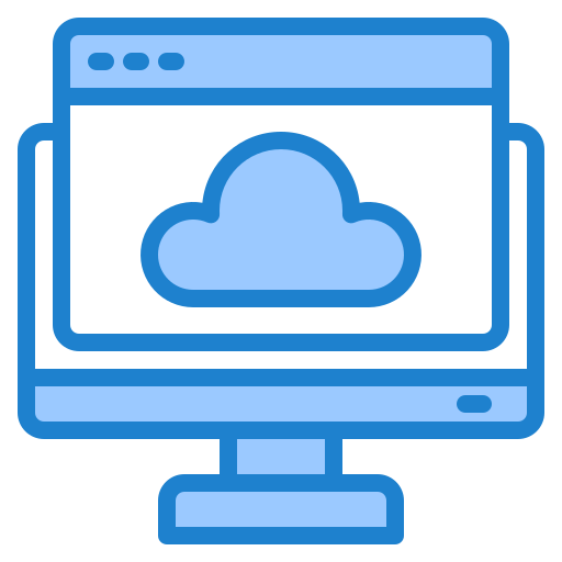 servidor en la nube icono gratis