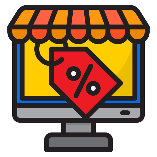 tienda online icono gratis