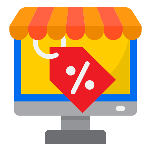 tienda online icono gratis