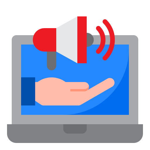 publicidad icono gratis