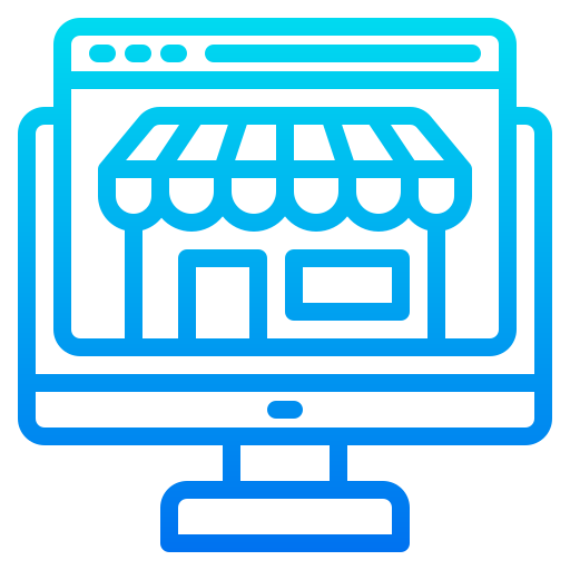 tienda online icono gratis