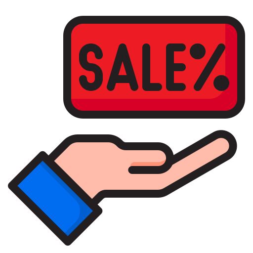 rebaja icono gratis