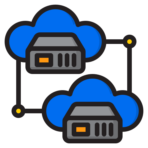 almacenamiento en la nube icono gratis