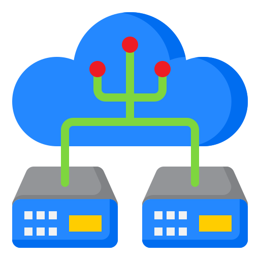 compartir base de datos icono gratis